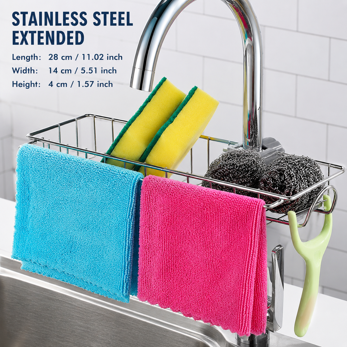 đ Christmas Hot Sale-50% OFFâ¨Kitchen Sink Organizer Rack