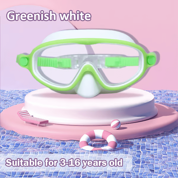 🏊♀️Summer Sale is ON! Up to 60% OFF🔥-HD children's large frame waterproof and anti-fog swimming goggles