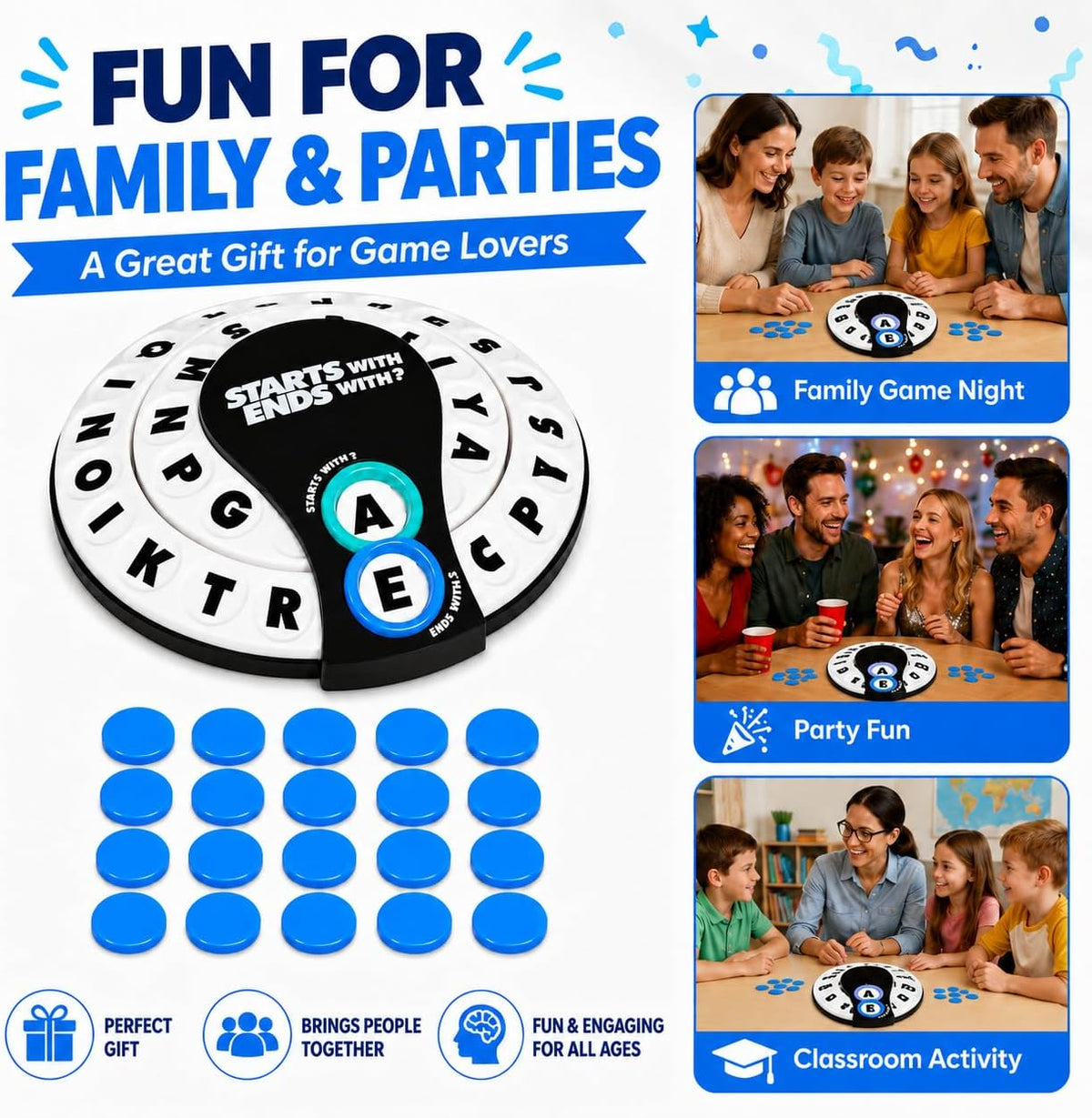 🎲Spin & Shout Word Game – Fast-Paced Family Game