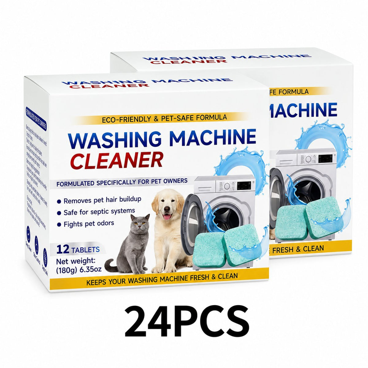 Washing Machine Cleaner Tablets 12 pack