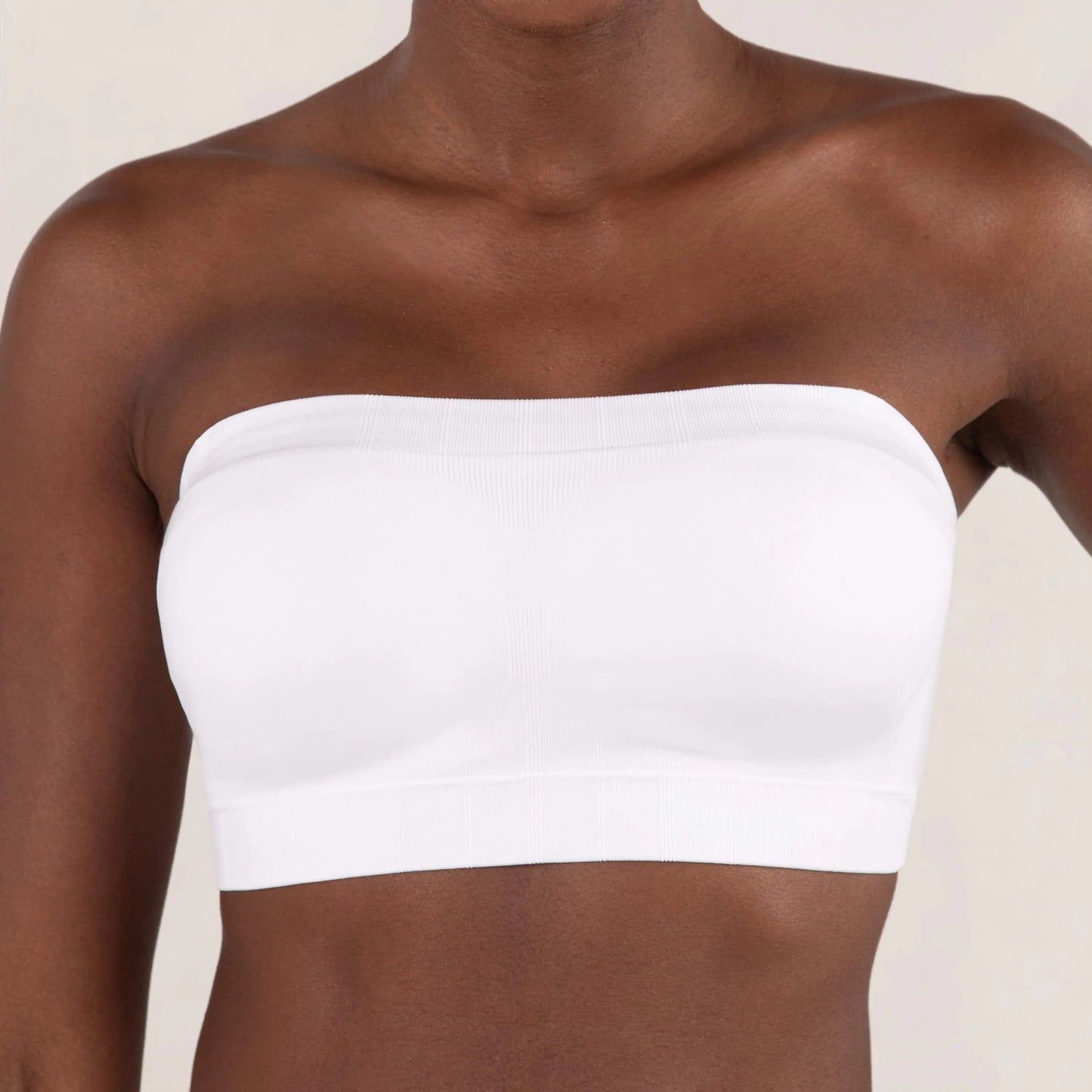 Shapermint Truekind Convertible Strapless Bandeau Bra – Wireless Comfort with Removable Straps-A0009