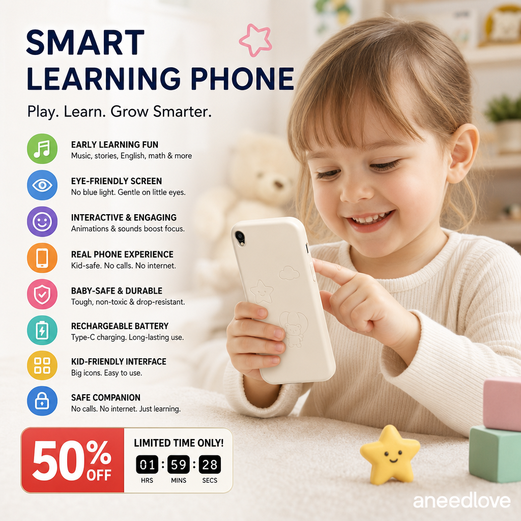 📱✨Learning smartphone for children |Educational & eye-friendly toy