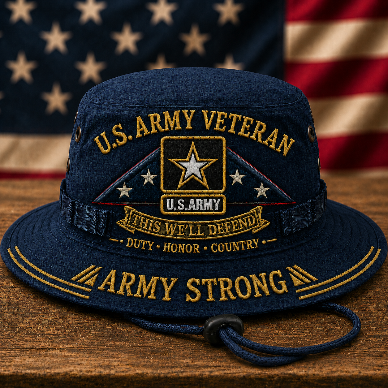 🎖️ U.S. Army Veteran This We’ll Defend Boonie Hat