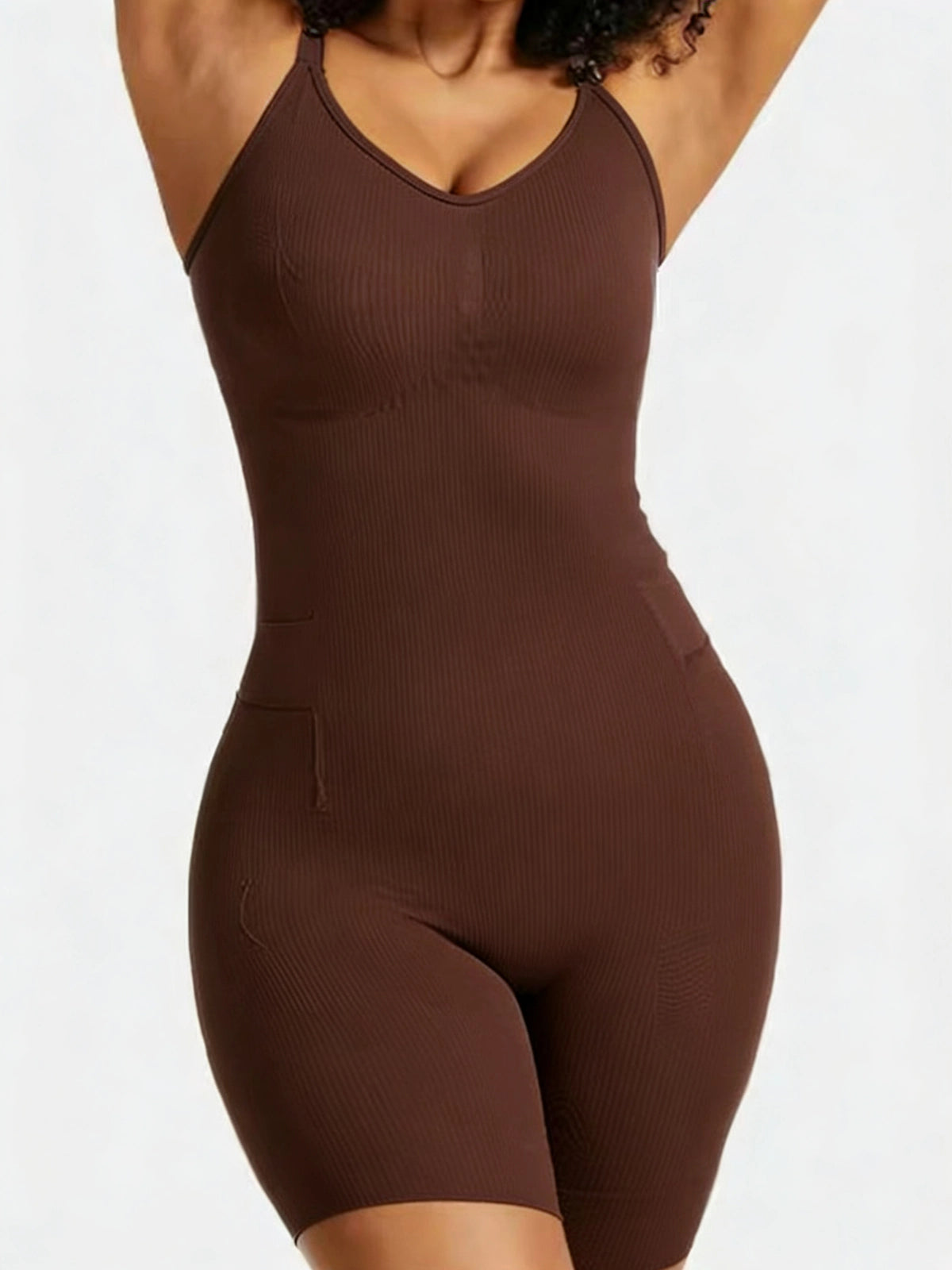 Women's Bathroom-Friendly Shapewear Bodysuit | Tummy Control & Butt Lift - A0033