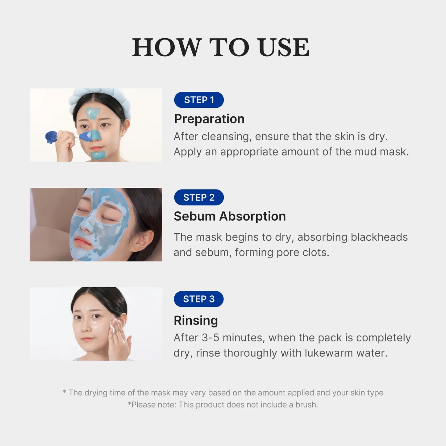 Medicube Zero Pore Blackhead Mud Mask – 3-Minute Deep Pore Cleansing Korean Skincare-A0028