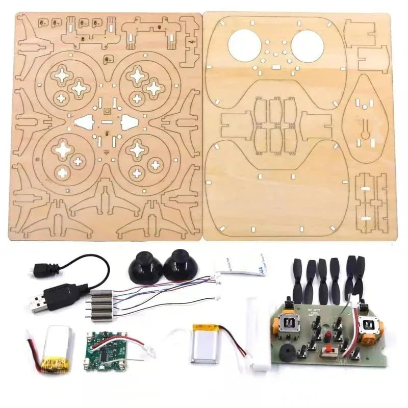 Kids DIY Wooden Drone Building Kit