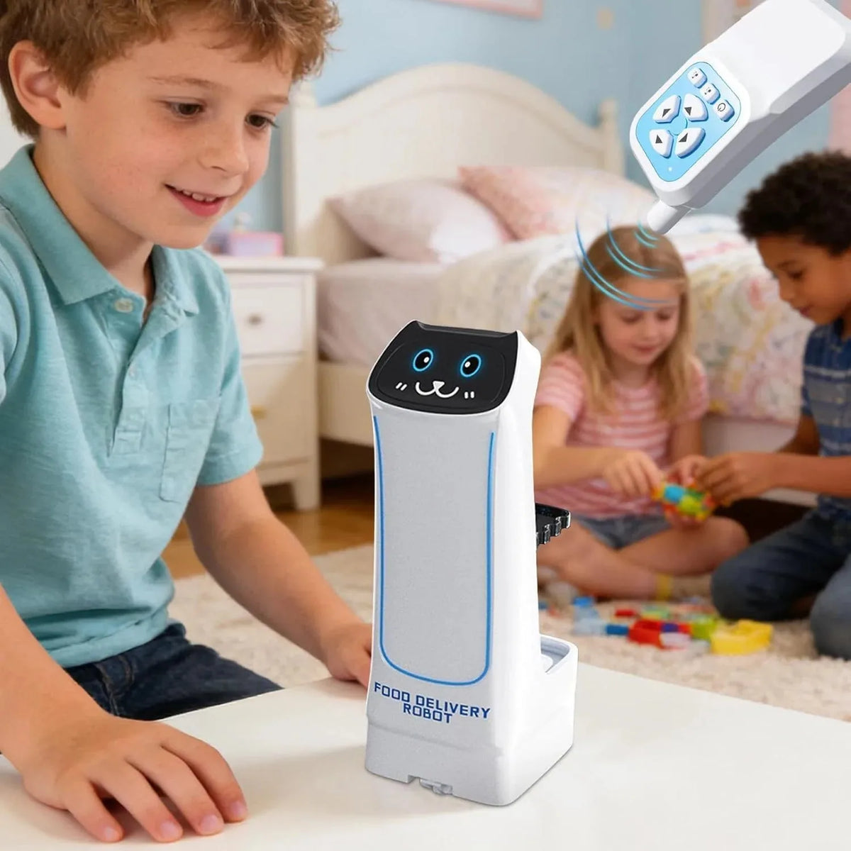 Interactive Food Delivery Robot Toy