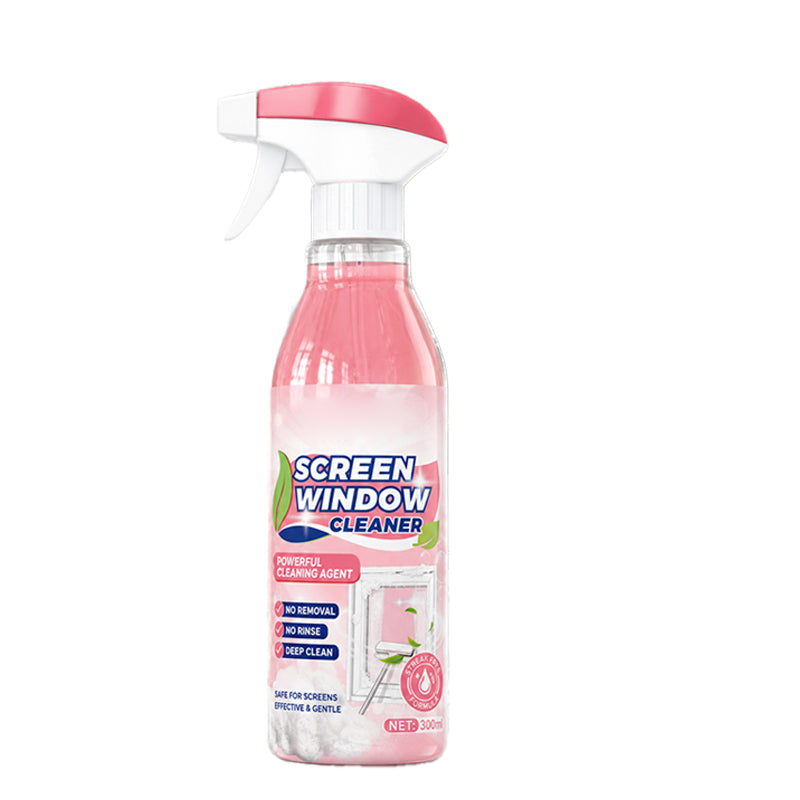 Multi-Use No-Removal Screen Window Cleaner Spray