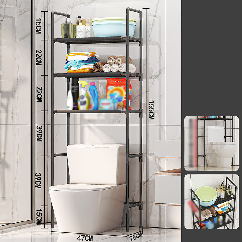 🗄️61% OFF NOW ! 🧺No-Drill Over-Washer Storage Rack, Waterproof Rustproof Laundry & Bathroom Organizer Shelf for Space Saving
