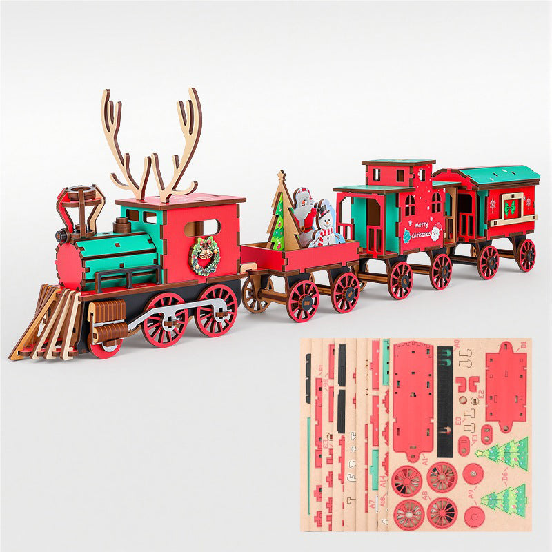 π’π’ 50% Off!! π₯³ π Over 50,000 Sold! β‘π Holiday-Themed DIY Train Puzzle