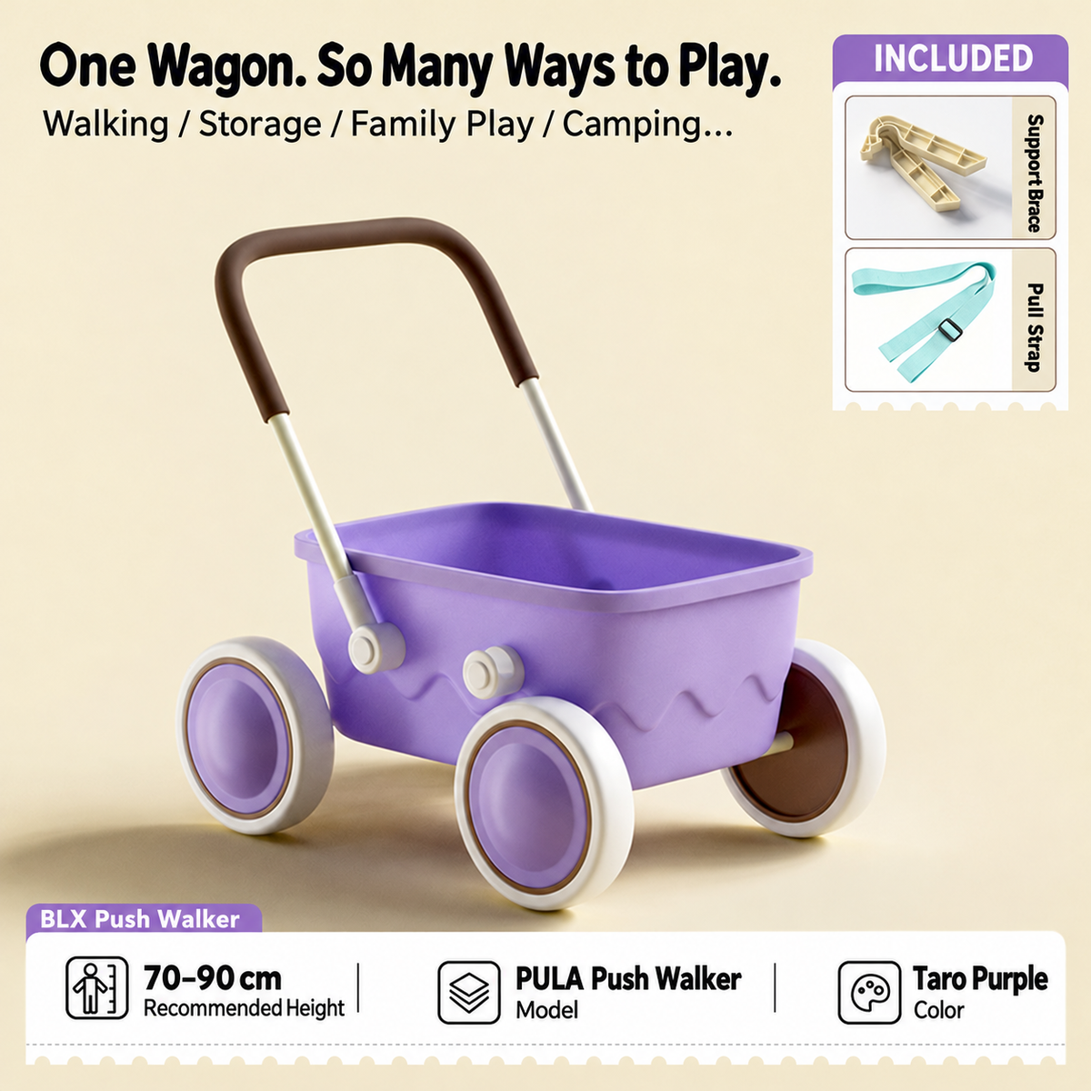 Little Explorer Push Wagon