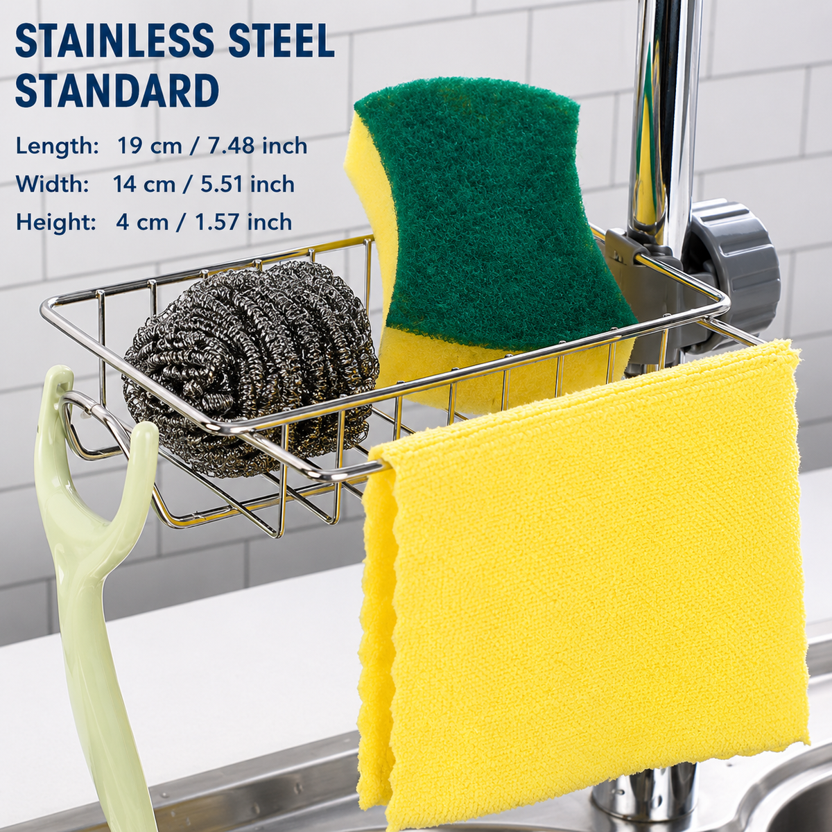 🏠Christmas Hot Sale-50% OFF✨Kitchen Sink Organizer Rack