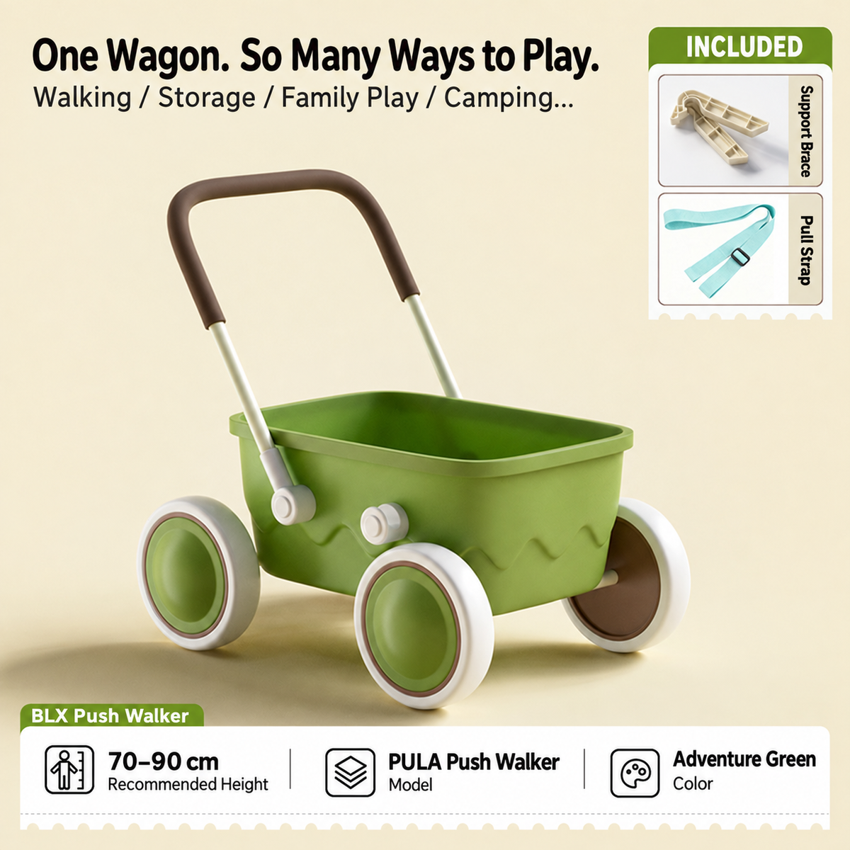 Little Explorer Push Wagon