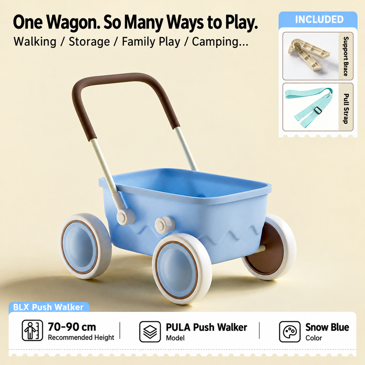 Little Explorer Push Wagon
