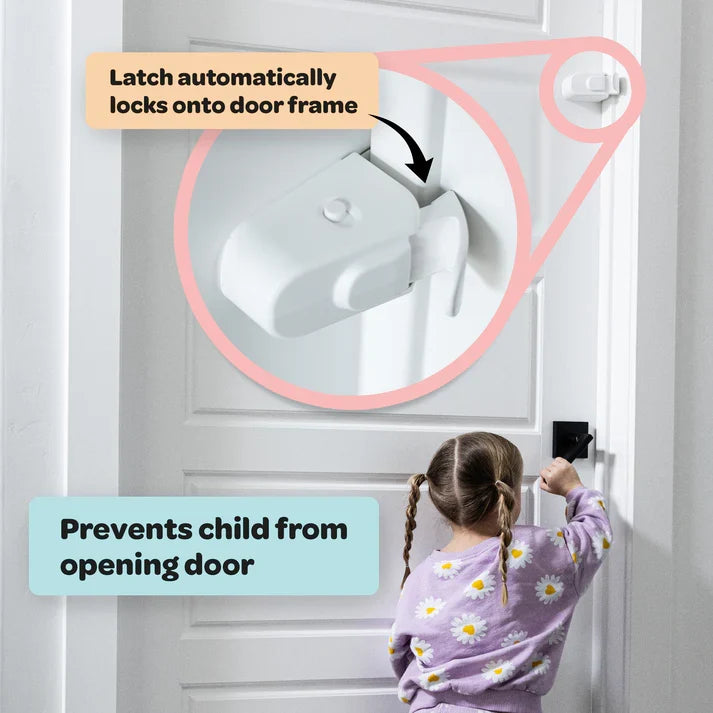 Child Safety Lock for Interior Doors