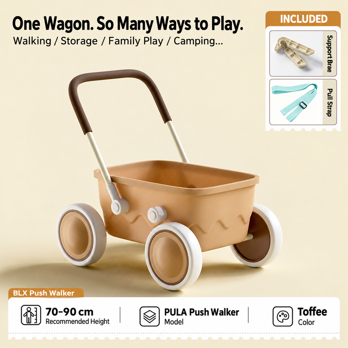 Little Explorer Push Wagon