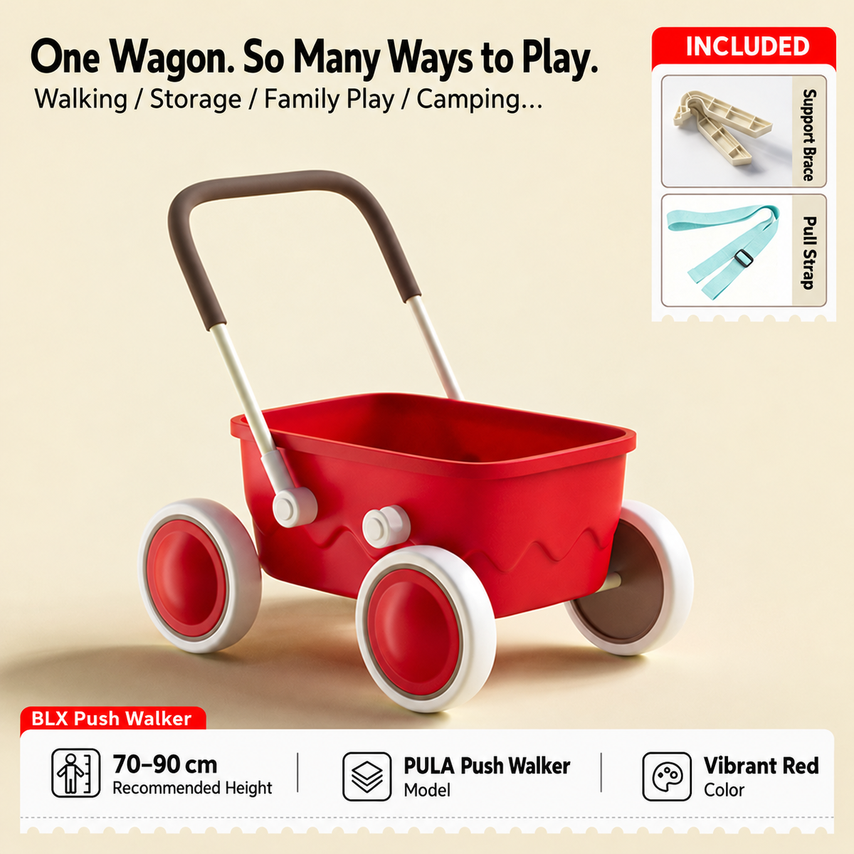 Little Explorer Push Wagon