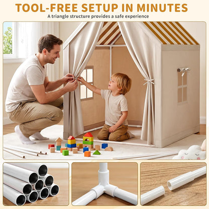 Kids Play Tent, Indoor Toddler Play Tents for Kids, Tent Playhouse