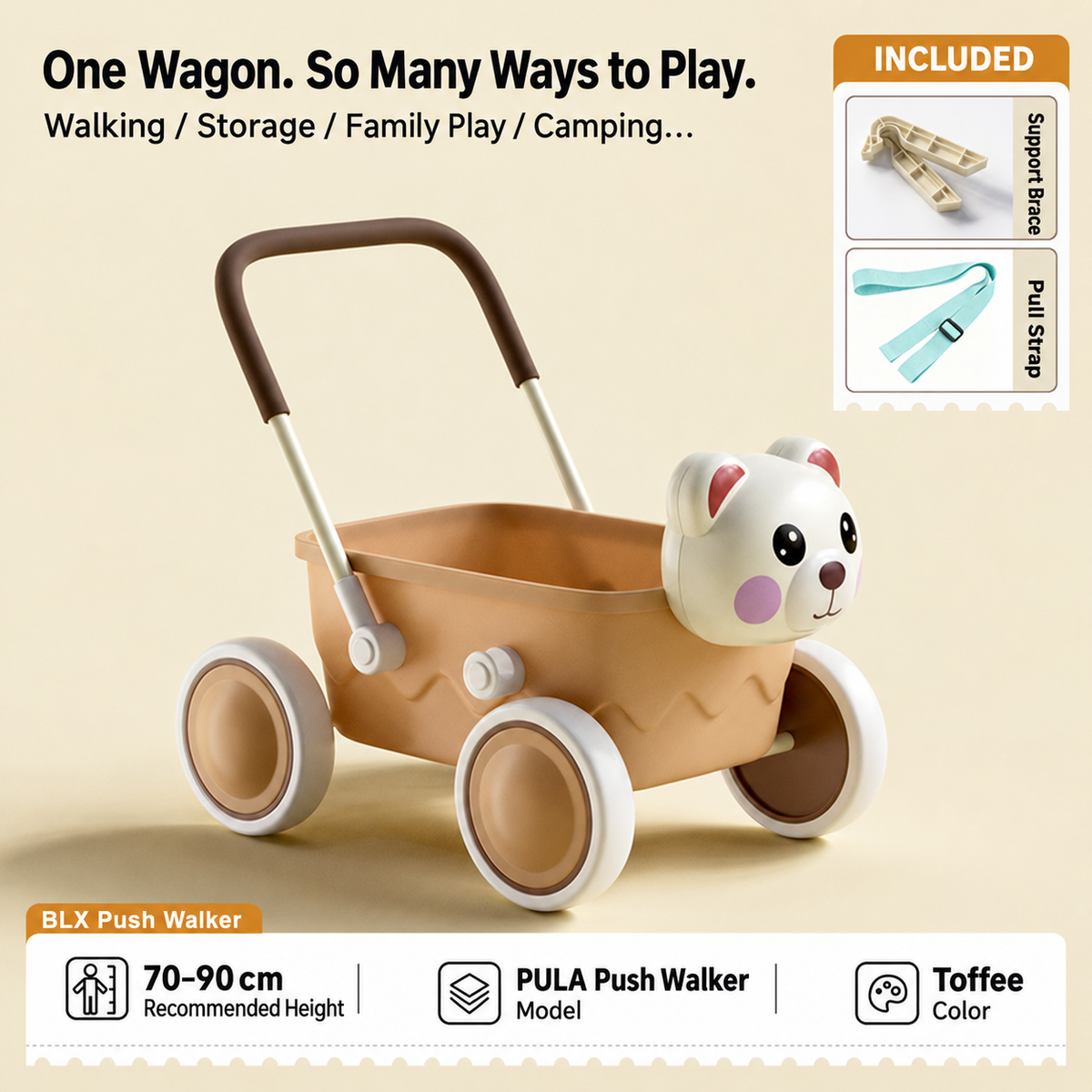 Little Explorer Push Wagon