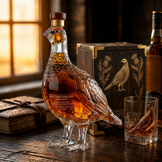 130th Anniversary Edition Blended Scotch Whisky Bottle&Glass