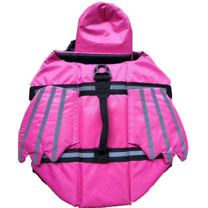 floaty - dog life jacket with head rest