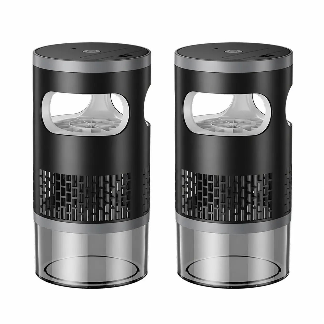 Indoor Insect Trap with Light and Suction Non Zapper Flying Bug Catcher for Mosquitoes Fruit Flies Gnats and Moths（Includes One 18650 Rechargeable Lithium Battery）
