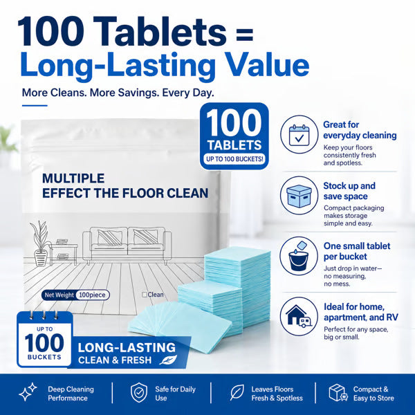 🏠 Multi-Effect Floor Clean Tablets 🫧