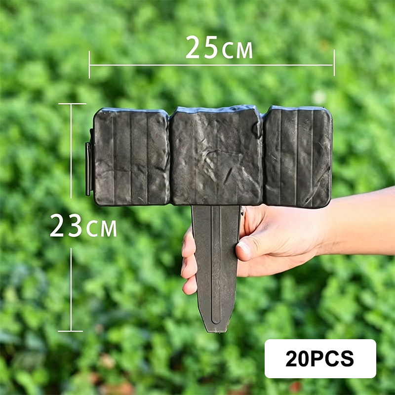 Imitation Stone Garden Fence - DIY Garden Edging Border