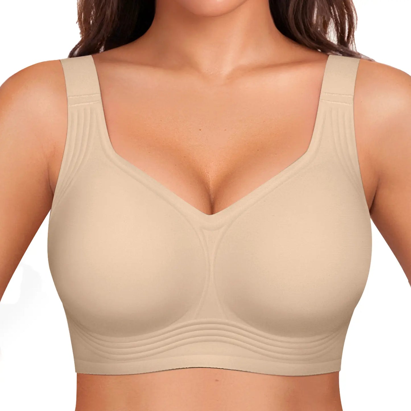 OEAK Jelly Wireless Padded Bra – Full Coverage Everyday Comfort Bra-A0010