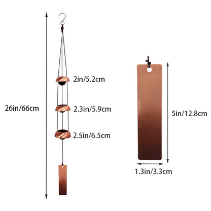 🏡 35" Brass Wind Chimes – Create a Peaceful Outdoor Retreat