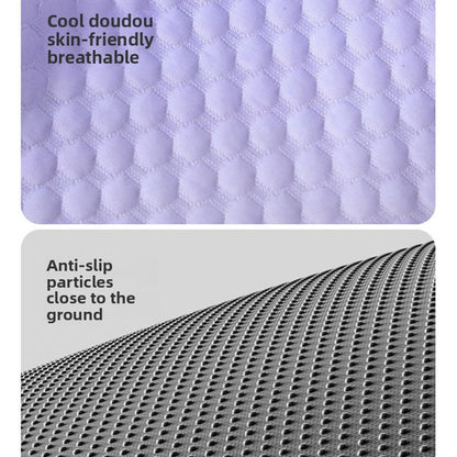 Ice Silk Pet Cooling Mat – Breathable Summer Cooling Bed for Dogs & Cats