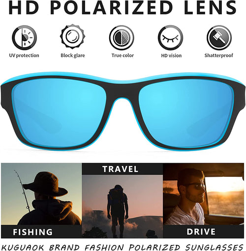 ⏰2025 Men's Outdoor Sports Sunglasses with Anti-glare Polarized Lens