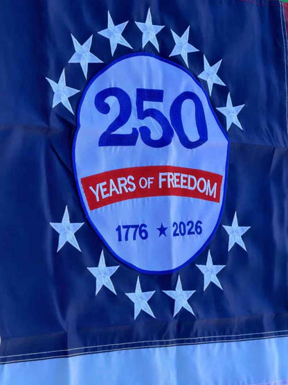 Last Day 48% OFF🔥250th Anniversary USA Commemorative Flag (3x5 Ft）,Double-sided mirror embroidery