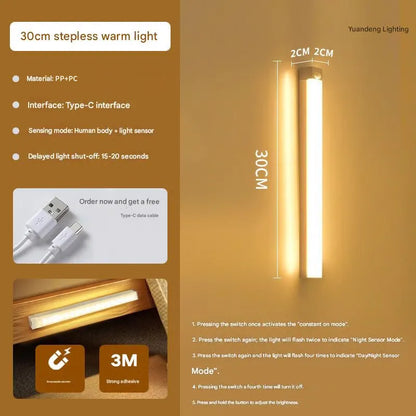 🔥 Last Day! Buy 1 Get 1 FREE – Smart Sensor Magnetic LED Lights