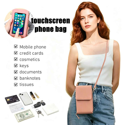 🎀Chic Mini Leather Crossbody Bag | Women Lightweight Phone Purse Wallet Bag