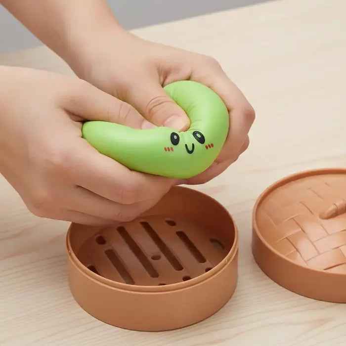 Rare Glitter Dumpling Squishy