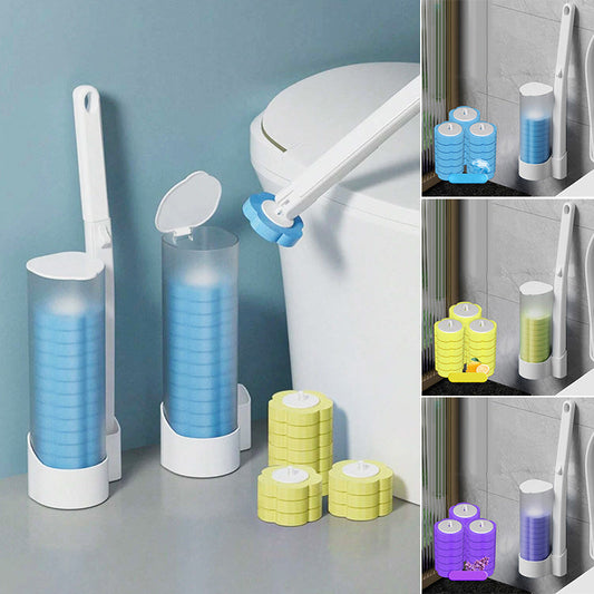 ⚡🧼 Disposable Toilet Cleaning System – Hygienic One-Click Cleaning, No Residue Left, Easy to Use & Disposable