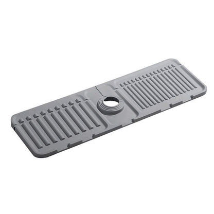 💧 Faucet Splash Guard & Quick-Dry Draining Mat