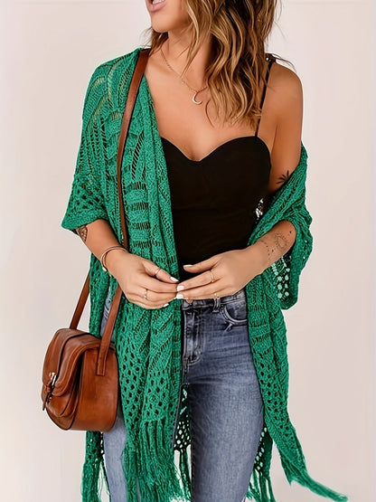 ✨🔥2026 Women's Lightweight Knit Cardigan 💖 Perfect for outdoor beach vacations and sun protection