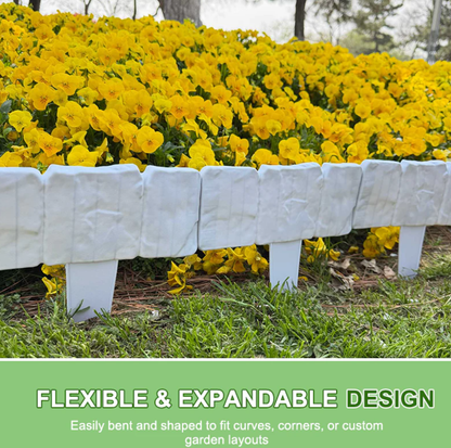 Imitation Stone Garden Fence - DIY Garden Edging Border