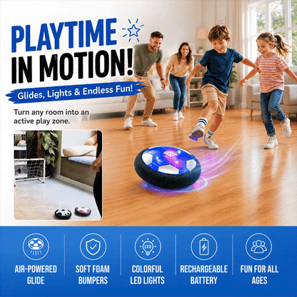 Children floating football