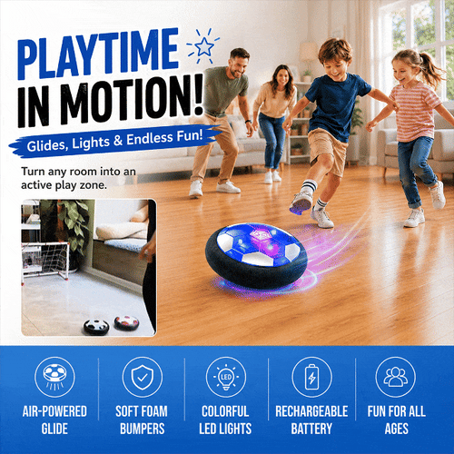 Children floating football