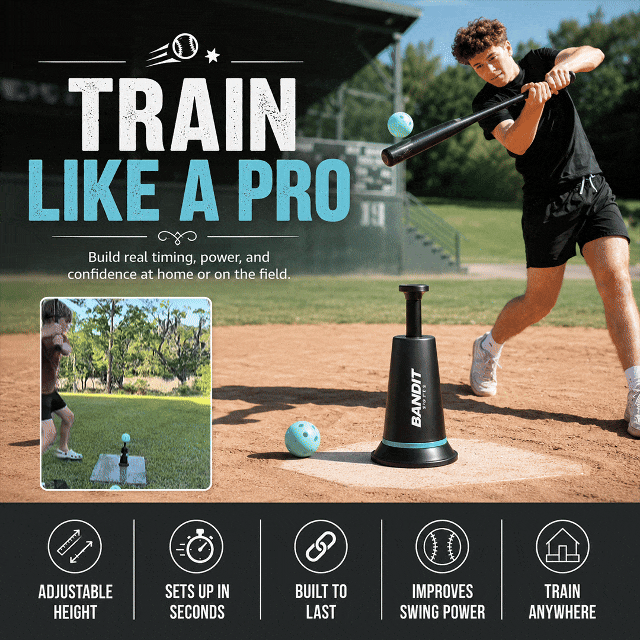 Portable Auto Pop-Up Baseball Swing Trainer