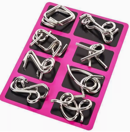 🔥Metal Puzzle Ring,Educational intellectual Toys IQ Toys,Metal Brain teaser Puzzles