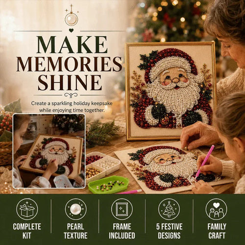 Christmas Diamond Painting Art Kit with Frame