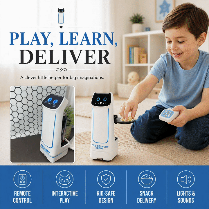 Interactive Food Delivery Robot Toy