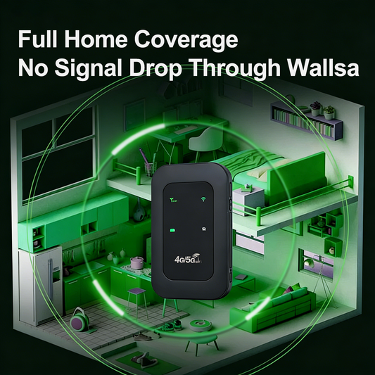 📶 All-Network Pocket WiFi – Ready in Seconds No Setup! No Hassle! Just Connect!🔥[Power on and use, free for life]