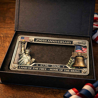 🔥 49% OFF Today Only 🗽🇺🇸 250th Anniversary Commemorative License Plate Frame(Screws included)🚗