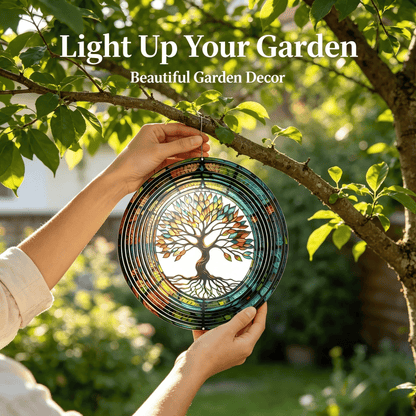🎐 3D Rotating Wind Chime – Kinetic Hanging Wind Spinner for Garden, Balcony & Outdoor Decor