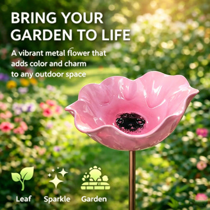 🔥2026 Mother's Day Gifts 50% Off🔥Handmade Metal Flower Garden Stake🐦